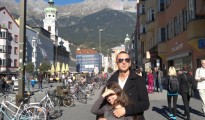 Allen a Innsbruck con sua sorella