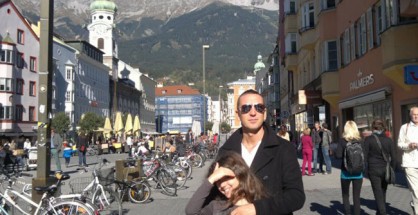 Allen a Innsbruck con sua sorella
