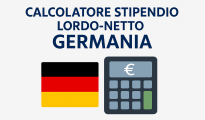 Calcolatore stipendio lordo‑netto Germania